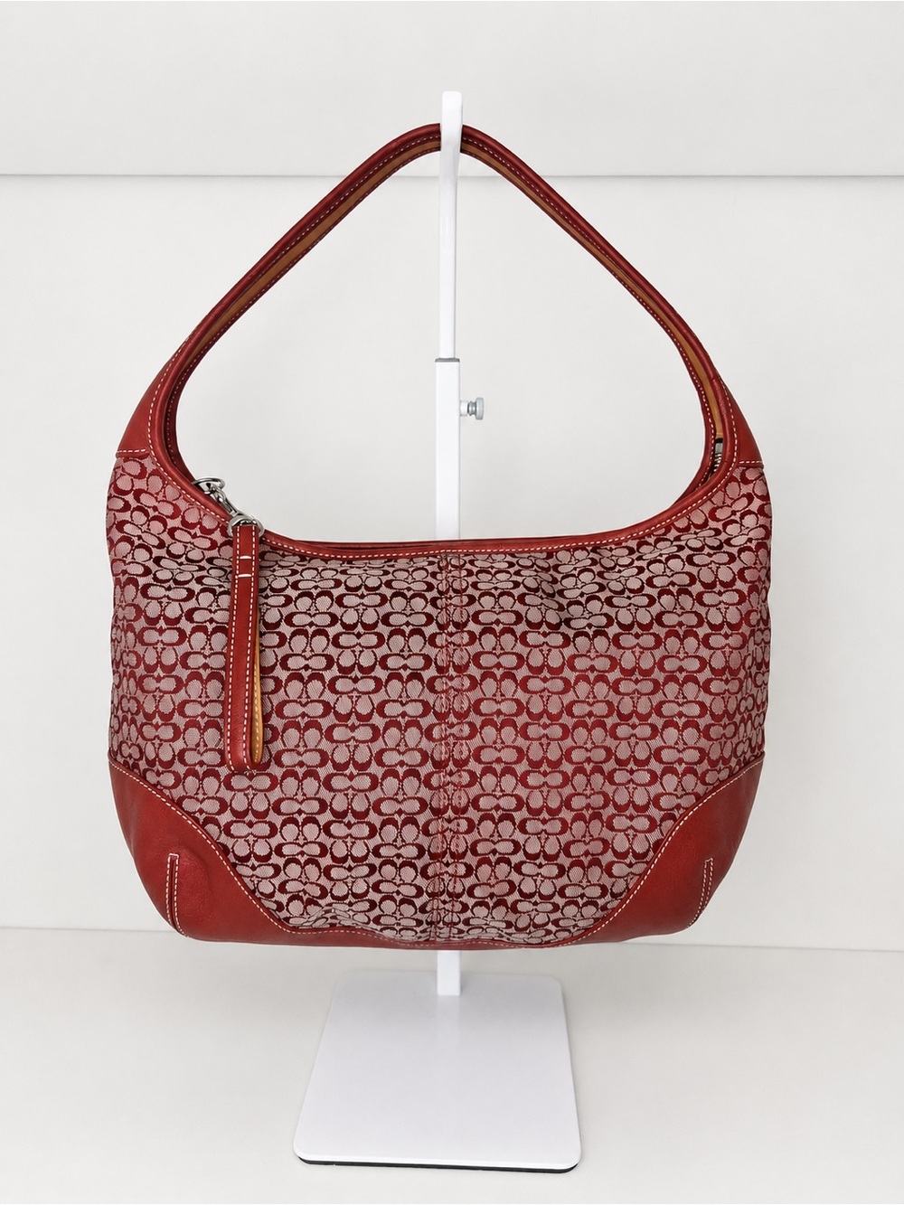 Coach Y2K Rare Ergo Signature Hobo in Cherry Red - Gem